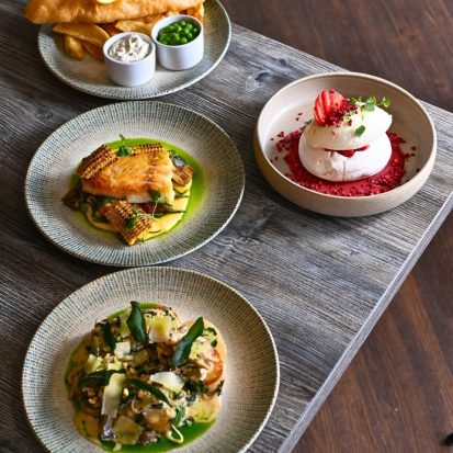 Royal Oak Food 2 Multi course meal